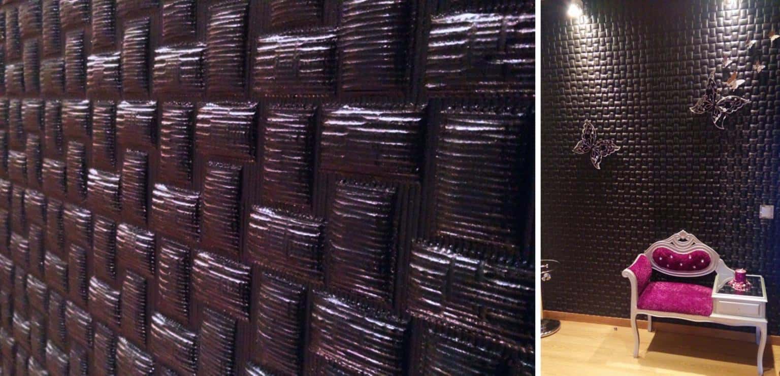 Desbaste/Texturização de parede em PVC