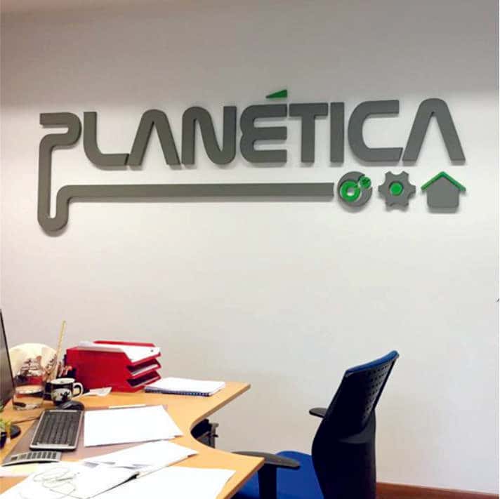 Letras em MDF de 30mm lacadas à cor